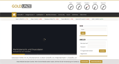 Desktop Screenshot of goldunze.de