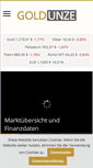 Mobile Screenshot of goldunze.de